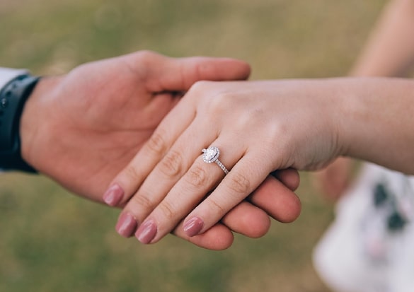 Symbolic Engagement and Wedding Rings